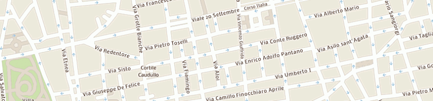 Mappa della impresa re di coppe a CATANIA