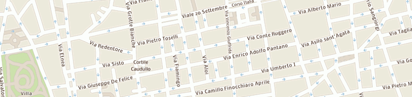 Mappa della impresa studio geb societa semplice a CATANIA
