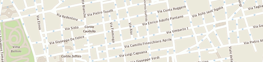 Mappa della impresa scuderi e scuderi parrucchieri a CATANIA