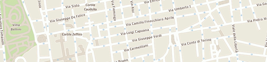 Mappa della impresa nifra elettro ingros spa a CATANIA
