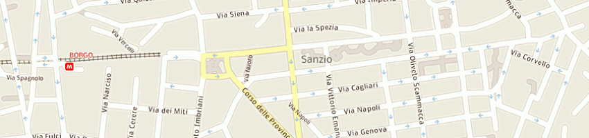 Mappa della impresa greco gaetana a CATANIA