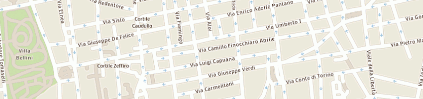 Mappa della impresa tecnogestioni srl a CATANIA