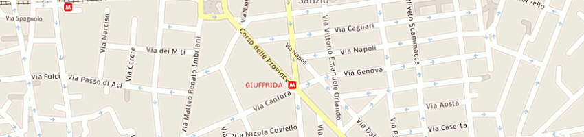 Mappa della impresa sanalitro salvatore a CATANIA
