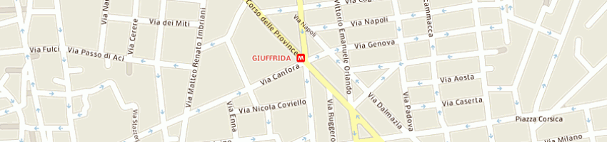 Mappa della impresa fratantonio antonino a CATANIA