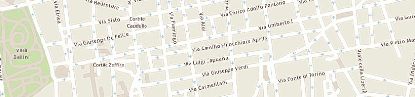 Mappa della impresa associazione spazio uno a CATANIA