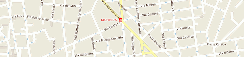 Mappa della impresa consoli giovanni a CATANIA