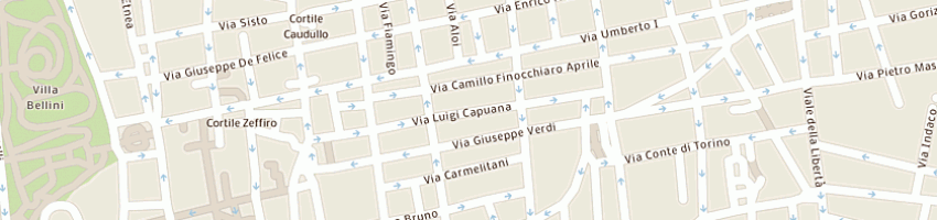 Mappa della impresa travel in sicily tour operator di valeria rasino e c - sas a CATANIA