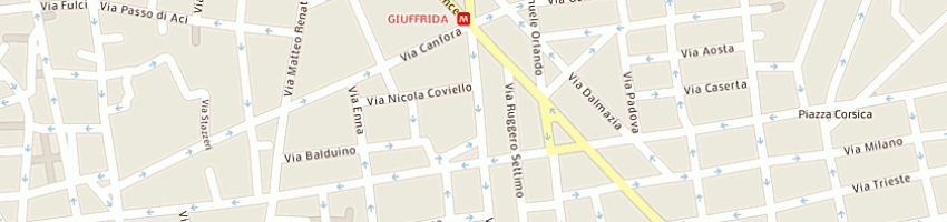 Mappa della impresa palazzo salvatore a CATANIA