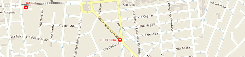 Mappa della impresa belviso claudio a CATANIA