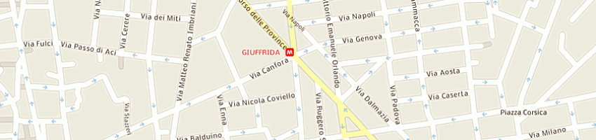 Mappa della impresa condorelli e sas a CATANIA