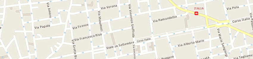 Mappa della impresa la piscina a CATANIA