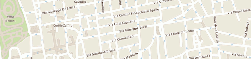 Mappa della impresa gozzo salvatore a CATANIA