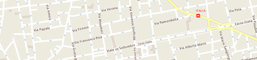 Mappa della impresa ristorante il commercio di biagi nino a CATANIA