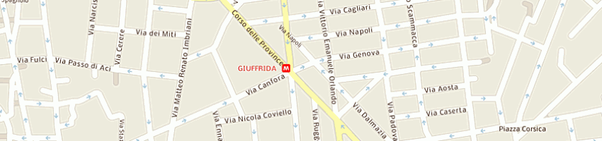Mappa della impresa zuccaro francesco a CATANIA