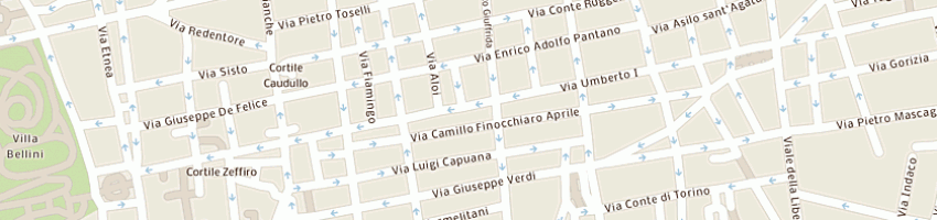 Mappa della impresa studio umberto della dottssa ferraro maria a CATANIA