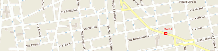Mappa della impresa pino filippo a CATANIA