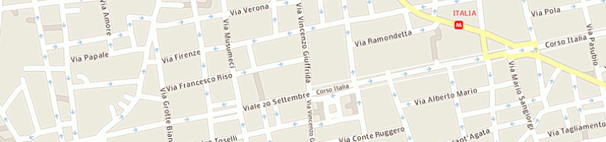 Mappa della impresa arcadia srl a CATANIA