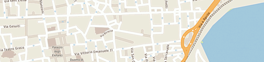 Mappa della impresa agenzia delle dogane a CATANIA
