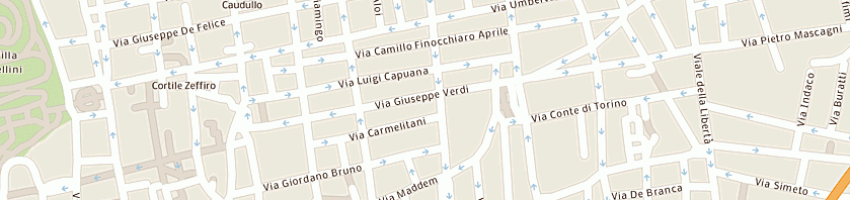 Mappa della impresa tipografia di benedetto nunzio a CATANIA