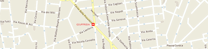 Mappa della impresa l'aquila d'oro di mandra' saverio a CATANIA