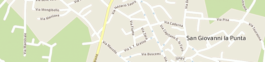 Mappa della impresa lo tauro michele a SAN GIOVANNI LA PUNTA
