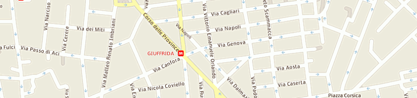 Mappa della impresa agenzia gatto a CATANIA