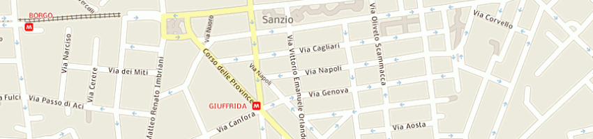 Mappa della impresa bar morgana di strano francesco a CATANIA