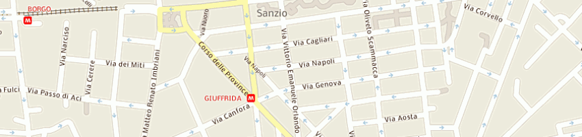 Mappa della impresa le griserie ceramiche esclusive d'arte a CATANIA