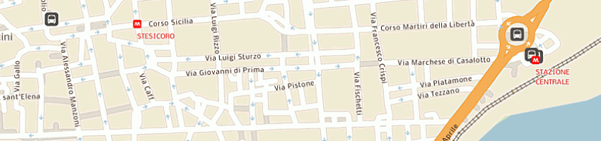 Mappa della impresa di stefano salvatore a CATANIA