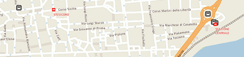 Mappa della impresa spera benedetto a CATANIA