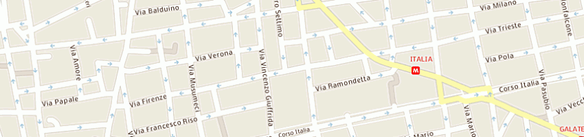 Mappa della impresa pace gaetana a CATANIA