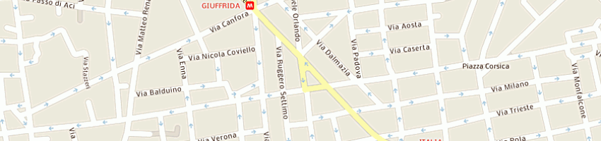 Mappa della impresa gamma sport (srl) a CATANIA