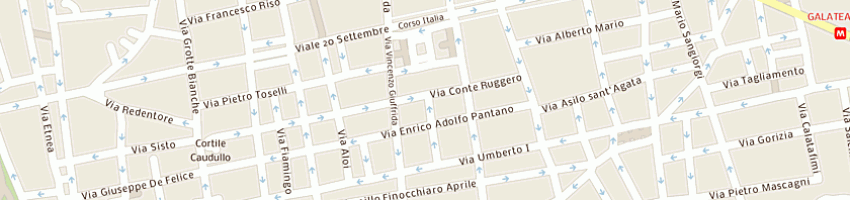 Mappa della impresa ristorante pagano a CATANIA
