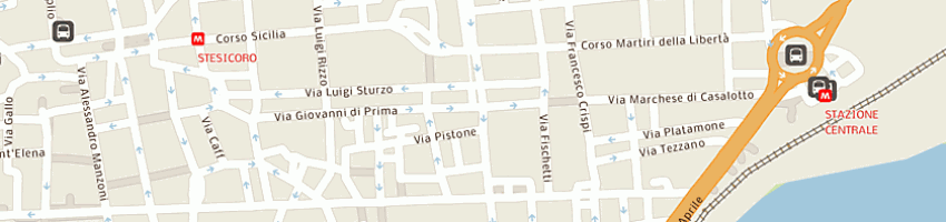 Mappa della impresa pistorio santoicio a CATANIA
