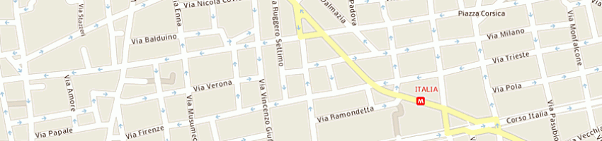 Mappa della impresa donini guido a CATANIA