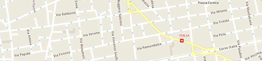 Mappa della impresa aviva italia spa a CATANIA