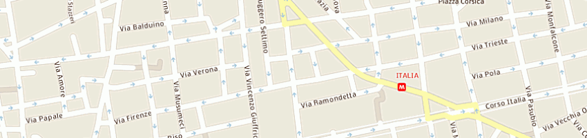 Mappa della impresa cabbane' andrea a CATANIA
