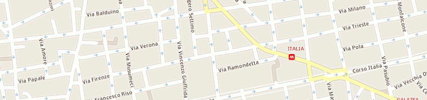 Mappa della impresa scire' tomasello agosta notai associati a CATANIA