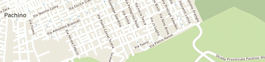 Mappa della impresa oleificio marino a PACHINO