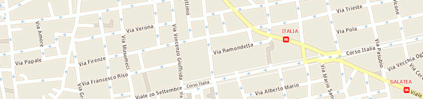 Mappa della impresa mangano giovanni a CATANIA