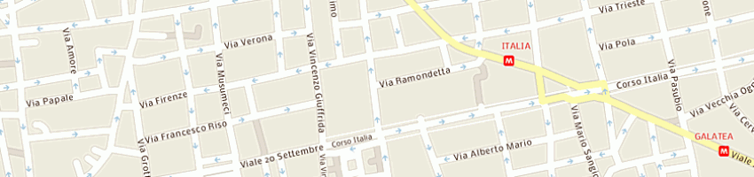 Mappa della impresa sailor a CATANIA