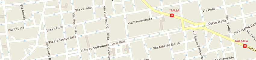 Mappa della impresa studio e studio di castro nunzio raimondo e c sas a CATANIA