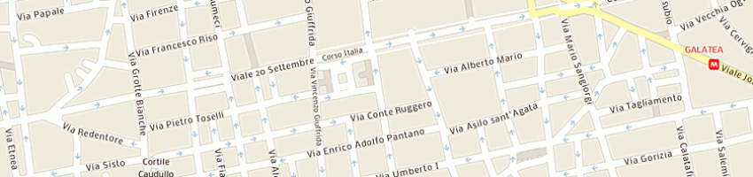 Mappa della impresa consiglio dell'ordine degli avvocati e procuratori legali a CATANIA