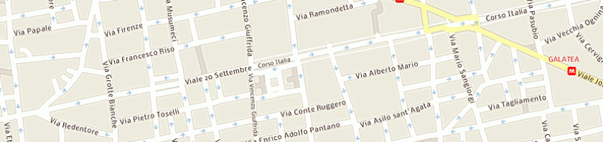 Mappa della impresa auto compact srl a CATANIA