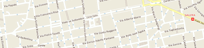 Mappa della impresa mps banca personale - ufficio promotori a CATANIA