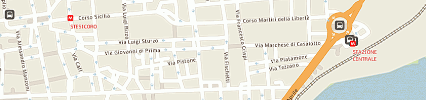 Mappa della impresa comitini salvatore a CATANIA
