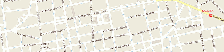 Mappa della impresa bertone gaetano a CATANIA