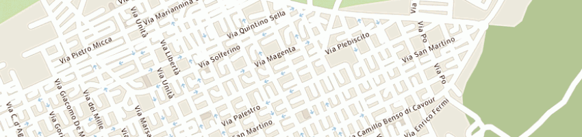 Mappa della impresa fratelli mizzi a PACHINO