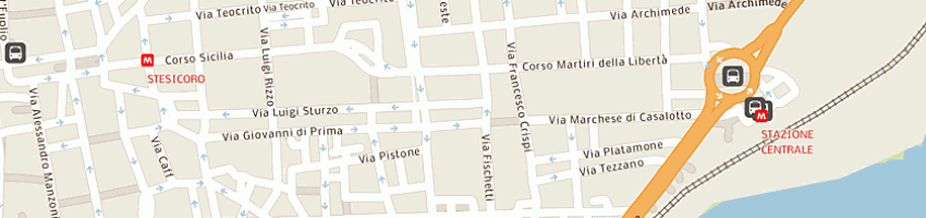 Mappa della impresa centro sicurezza di rubino marcello a CATANIA