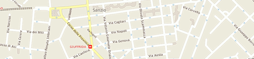 Mappa della impresa nicotra francesco e d'arrigo sebastiano snc a CATANIA